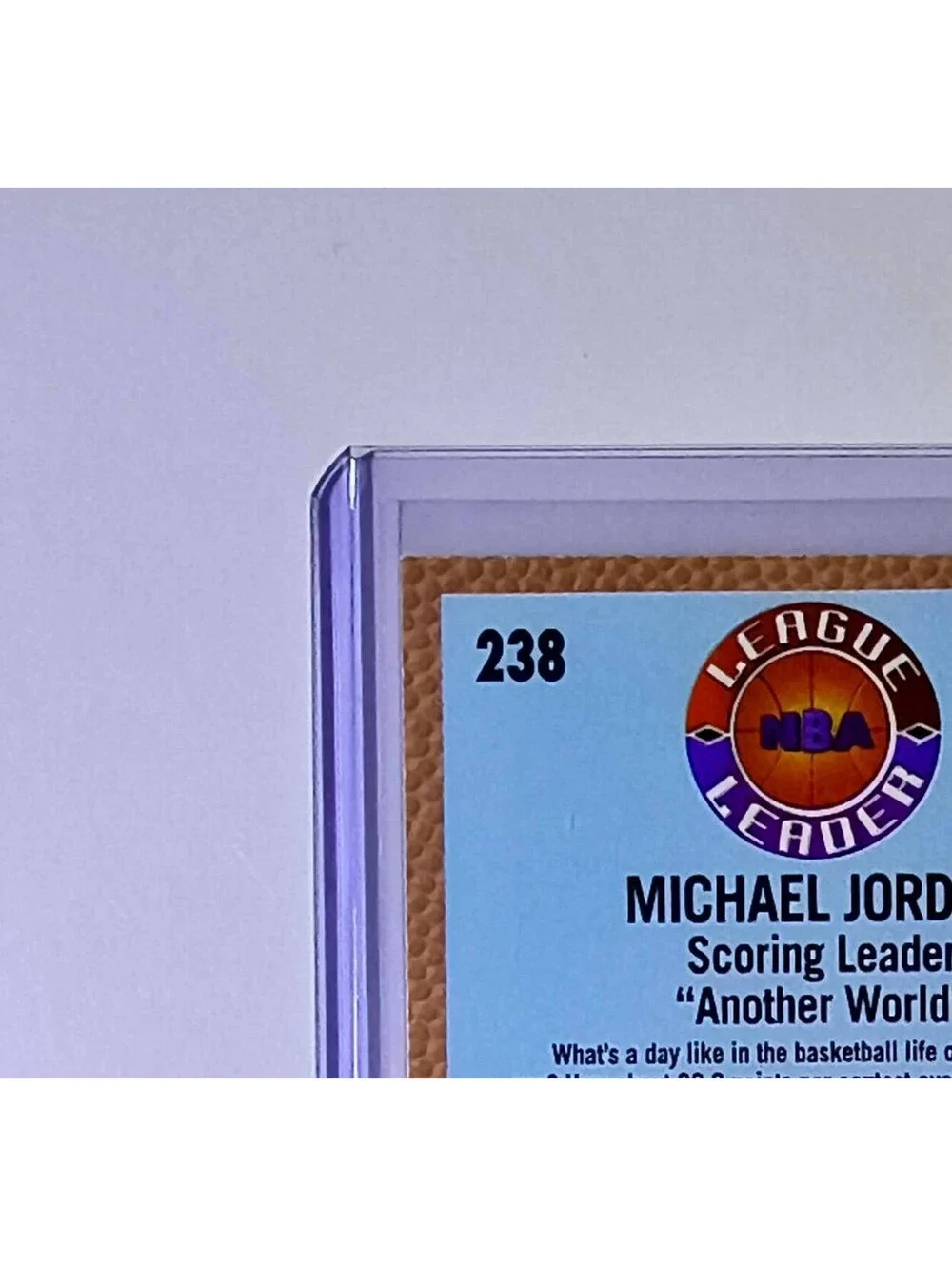 Michael Jordan 1992-93 Fleer League Leader #238 Basketball Card Chicago Bulls